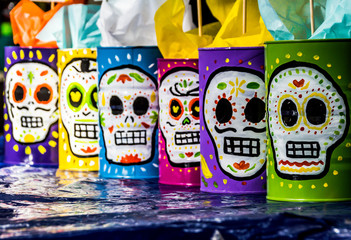 Traditional mexican day of the dead symbol