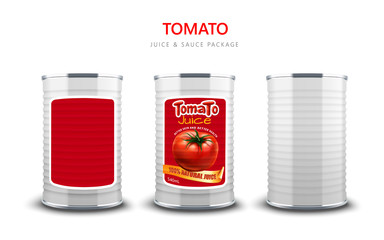 Tomato juice or sauce package