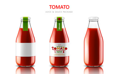 Tomato juice or sauce package