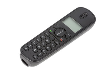 Black wireless phone off