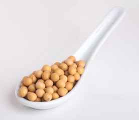 soybean isolated on white background
