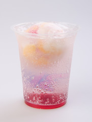 drinks with ice cream scoop