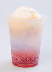 drinks with ice cream scoop