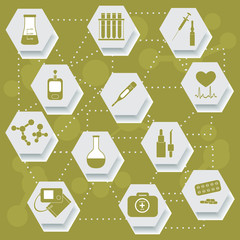 Medical devices, tools and drugs.