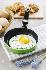 Fried egg dish