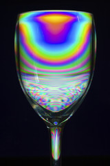 Cross Polarisation Wine Glass