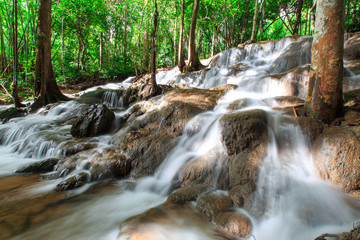 Nang rong waterfall at Nakorn nayok Province, Thailand