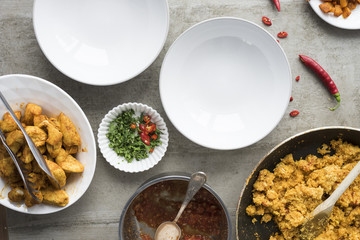 Turmeric Chicken with Cauliflower CousCous