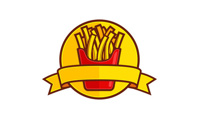 French fries Logo