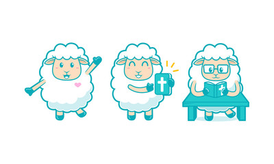 Fototapeta premium Sheep Mascot