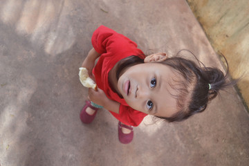 Fototapeta premium little girl