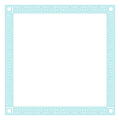 Border decoration elements  in Greece style. Vector collection