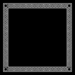 Border decoration elements  in Greece style. Vector collection