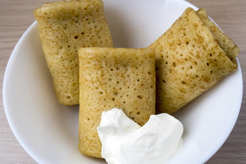 delicious stuffed pancakes