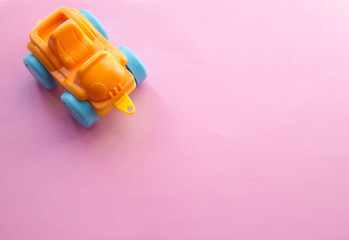 Fototapeta premium Plastic car toys