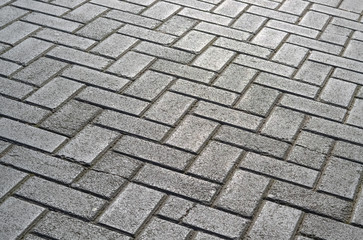 Detail of a pavement