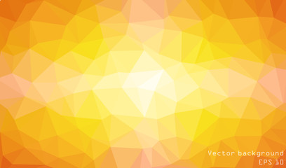 Abstract vector background, presentation cover, orange pattern