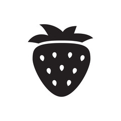 strawberry icon illustration