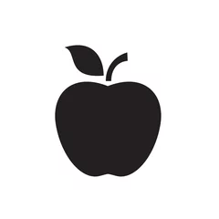 Fotobehang apple icon illustration © HN Works