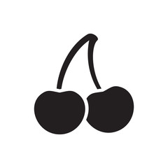 cherry icon illustration