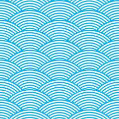 seamless waves abstract pattern