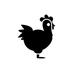 chicken icon illustration