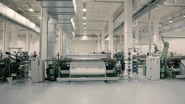 Modern textile factory