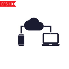 Networking icon Vector.