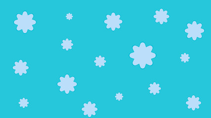Fototapeta na wymiar Snowfall background vector illustration