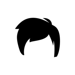 man hairstyle icon illustration