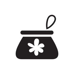 make up bag icon illustration