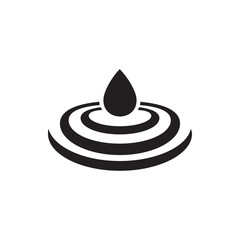 water drop icon illustration