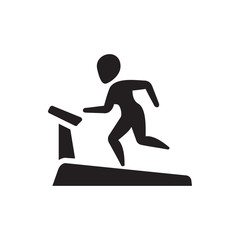treadmill icon illustration