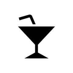 Cocktail icon illustration