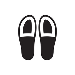 slippers icon illustration