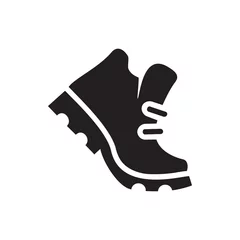 Fotobehang boot icon illustration © HN Works