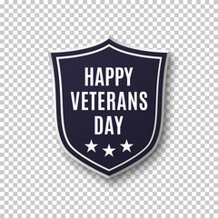 Obraz premium Veterans day background template.