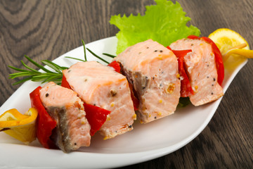 Salmon Skewer