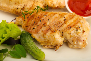 Roasted chicken breast