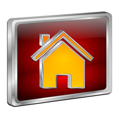 Home Button - 3D illustration