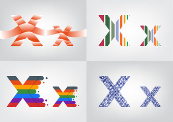 Alphabet X decorations