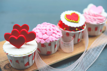 Delicious cupcake for Valentine Day
