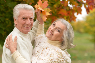 caucasian senior couple dancing 