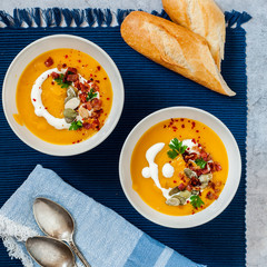 Roasted Pumpkin Cream Soup