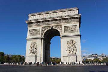 Fototapeta na wymiar Arc de triomphe paris