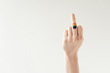 middle finger