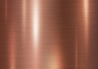 Copper metal texture background vector illustration - obrazy, fototapety, plakaty
