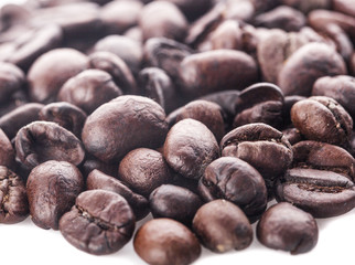 Coffee beans background.