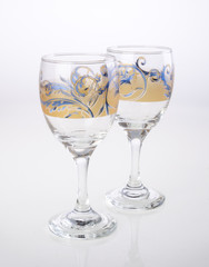 glass isolated on the white background