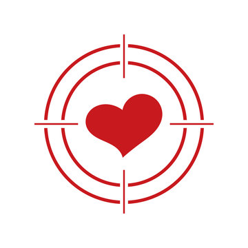 recommend clip art: Heart in a sight.